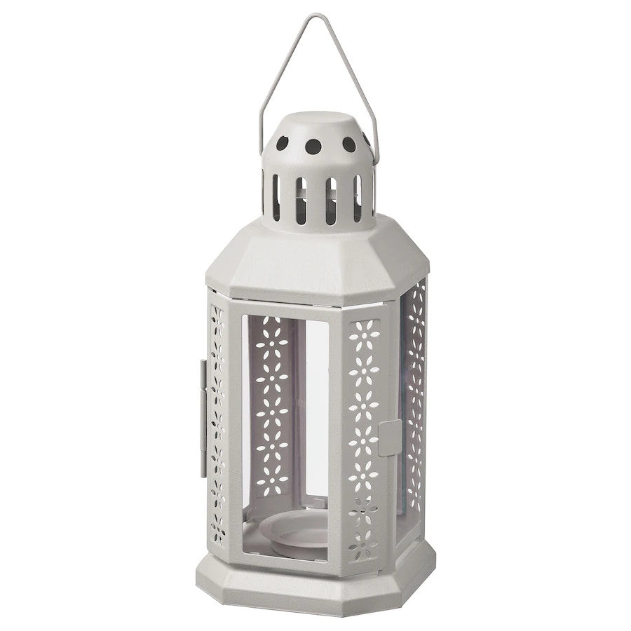 grey-metal-miners-lantern-summer-wedding-home-party-room-balconey-deck-decoration-21cm-tealight-candle www.mallsonline.com.au