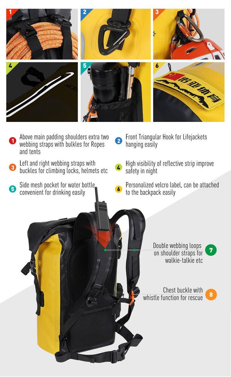 nooyah-ipx8-waterproof-outdoor-sports-backpack-double-layer-mint www.mallsonline.com.au