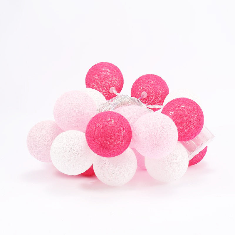 1-set-of-20-led-pink-5cm-cotton-ball-battery-powered-string-lights-christmas-gift-home-wedding-party-girl-bedroom-decoration-outdoor-indoor-table www.mallsonline.com.au