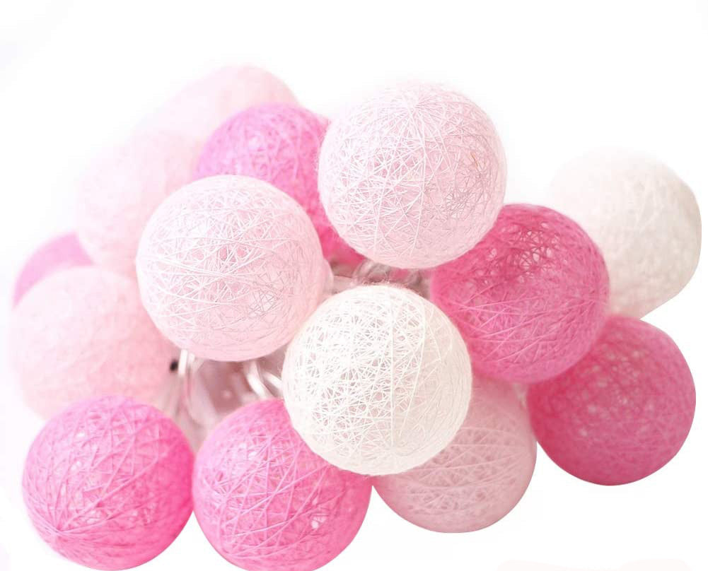 1-set-of-20-led-pink-5cm-cotton-ball-battery-powered-string-lights-christmas-gift-home-wedding-party-girl-bedroom-decoration-outdoor-indoor-table www.mallsonline.com.au