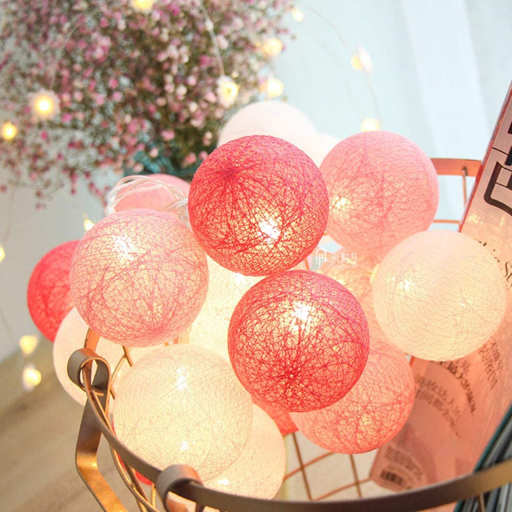 1-set-of-20-led-pink-5cm-cotton-ball-battery-powered-string-lights-christmas-gift-home-wedding-party-girl-bedroom-decoration-outdoor-indoor-table www.mallsonline.com.au