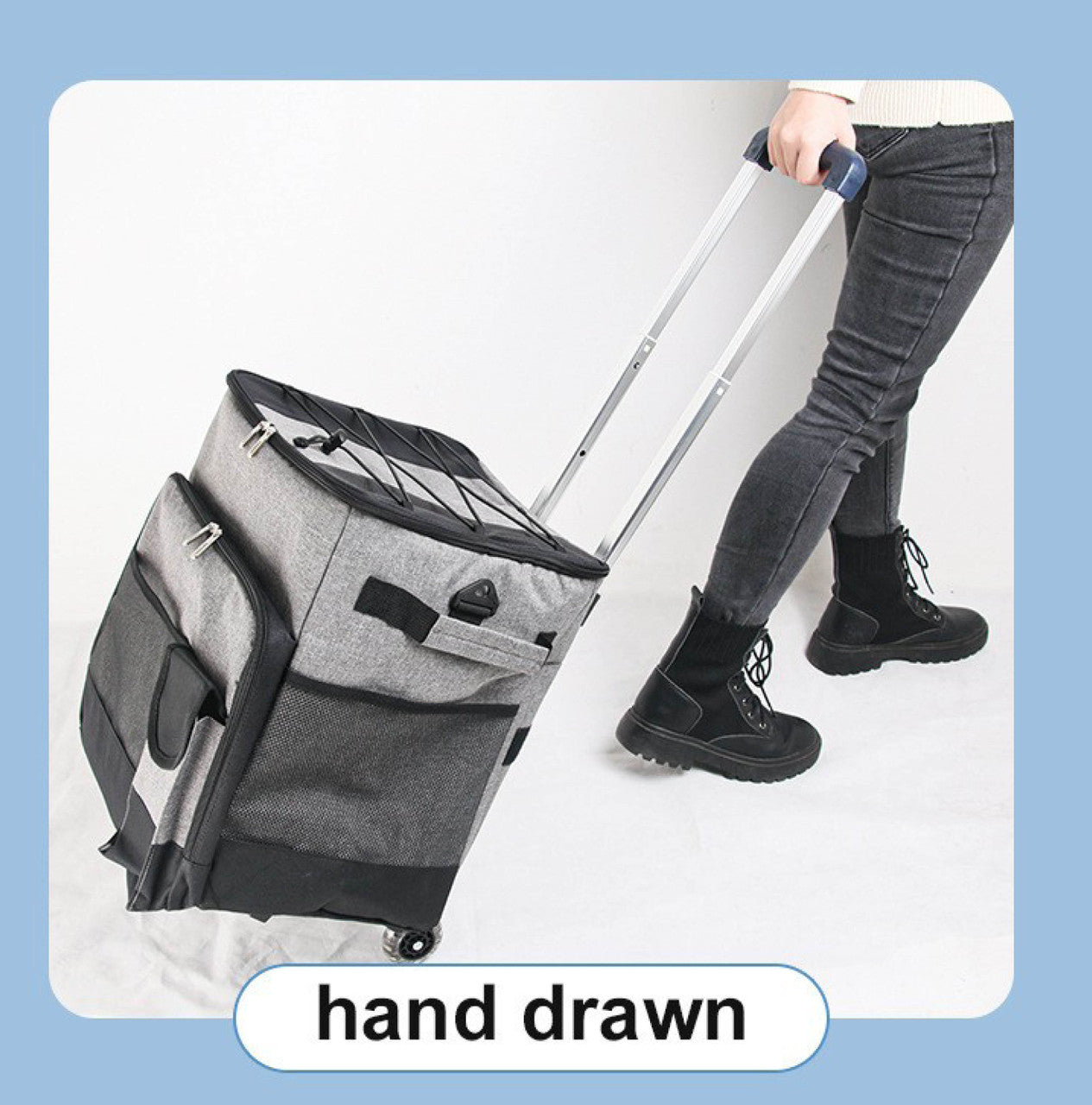 cooler-picnic-bag-trolley-thermally-insulated-36l-60-cans-grey-drinks-food-cool-bag-rainproof www.mallsonline.com.au