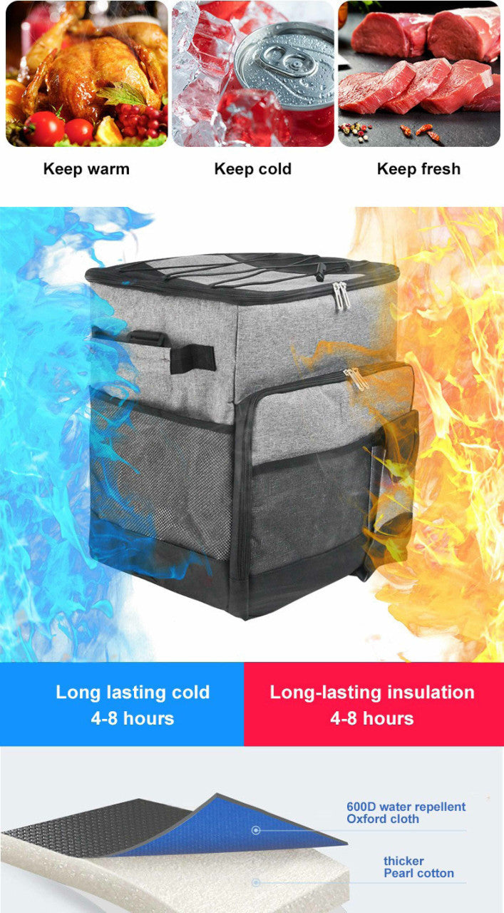cooler-picnic-bag-trolley-thermally-insulated-36l-60-cans-grey-drinks-food-cool-bag-rainproof www.mallsonline.com.au