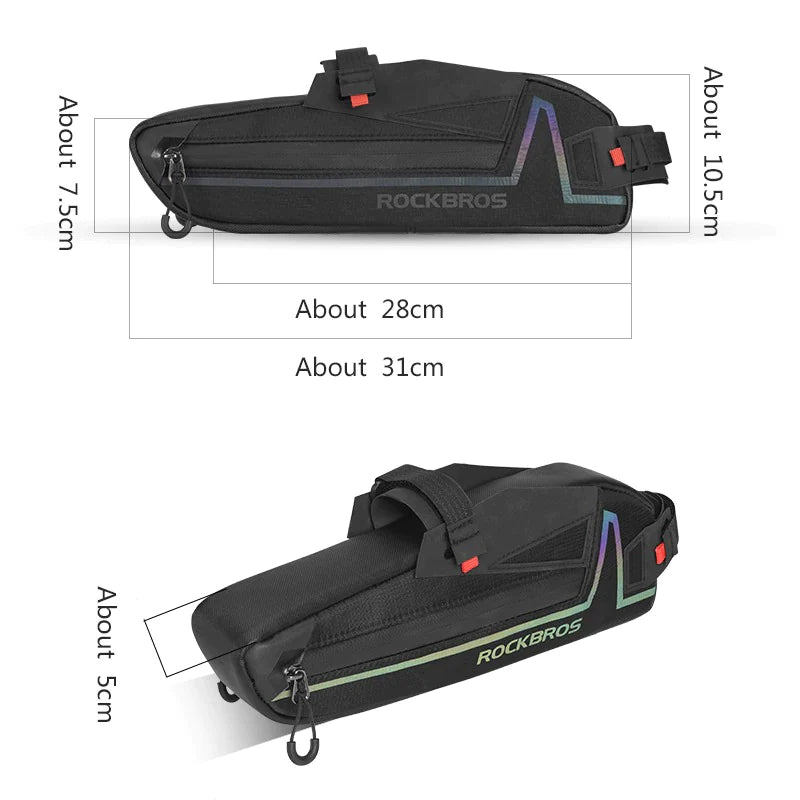 bike-top-or-under-tube-bag-reflective-material-road-mtb-mountain-commuter-hybrid-ebike-tourer-scooter-escooter-bag-black-rockbros www.mallsonline.com.au
