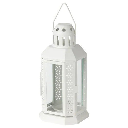 white-metal-miners-lantern-summer-wedding-home-party-room-balconey-deck-decoration-21cm-tealight-candle www.mallsonline.com.au