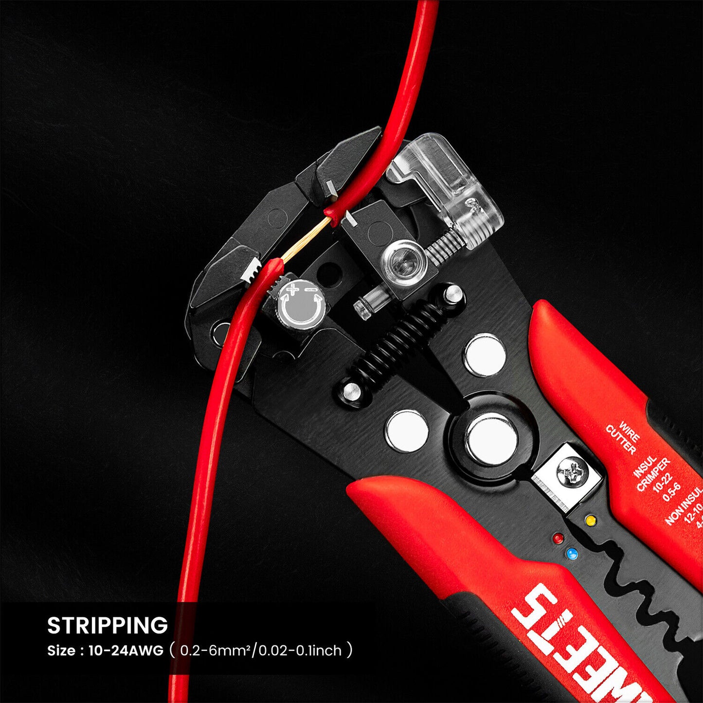 kaiweets-kws-103-self-adjusting-wire-stripper-wire-cutter-cable-stripper-clamp www.mallsonline.com.au