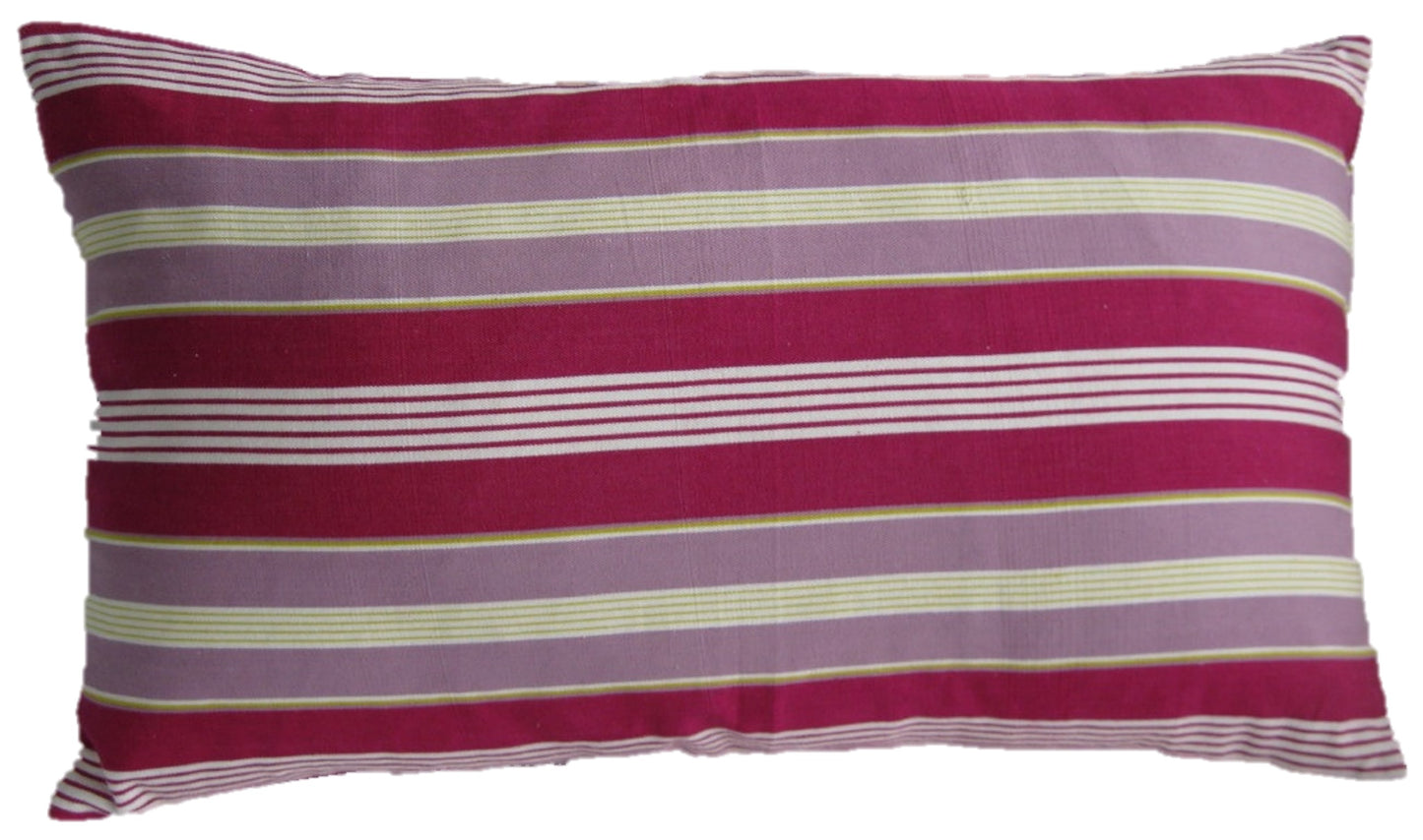 coste-fuchsia-35x70cm-multicoloured-striped-cushion-cover www.mallsonline.com.au
