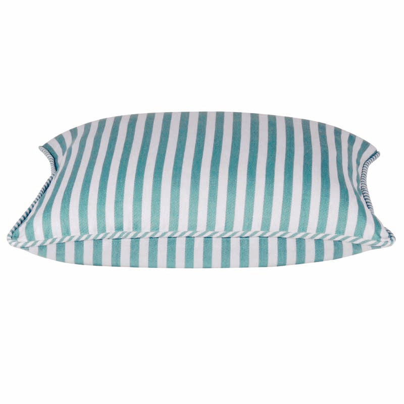dandi-pale-aqua-blue-green-white-striped-cushion-cover-40x40cm www.mallsonline.com.au