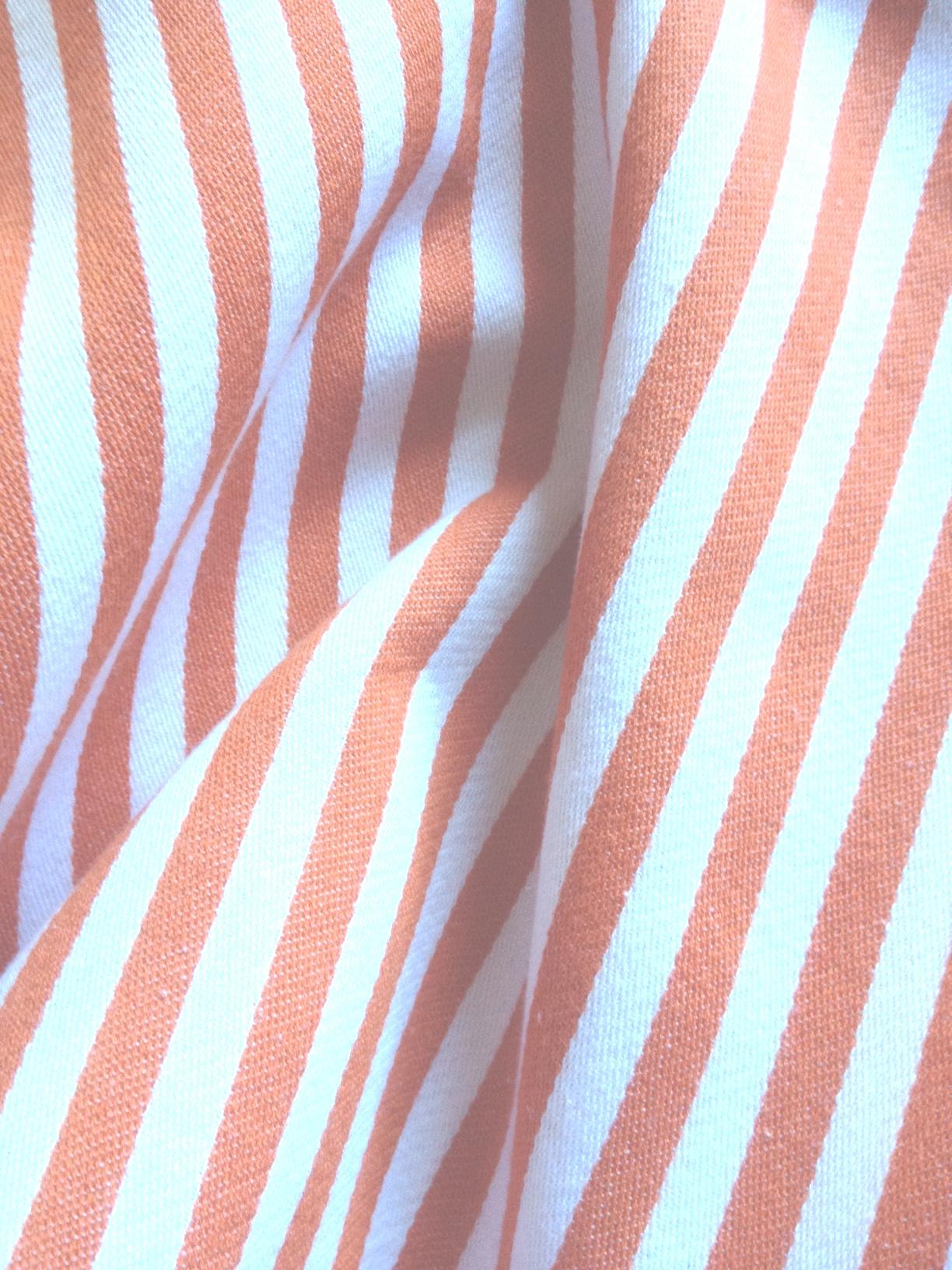 dandi-orange-white-striped-nautical-cushion-cover-40x40cm www.mallsonline.com.au