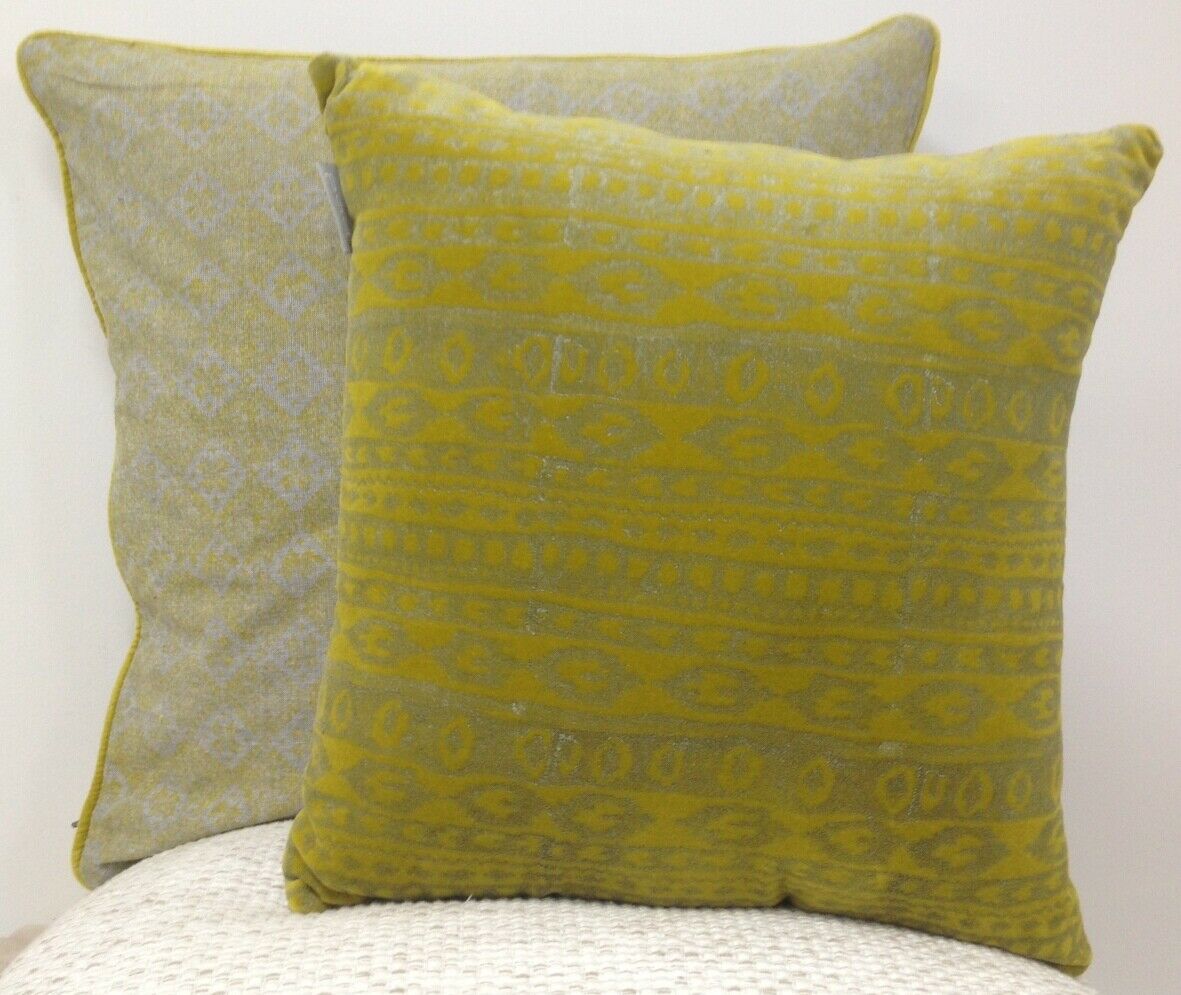 azuk-mustard-yellow-grey-cushion-cover www.mallsonline.com.au