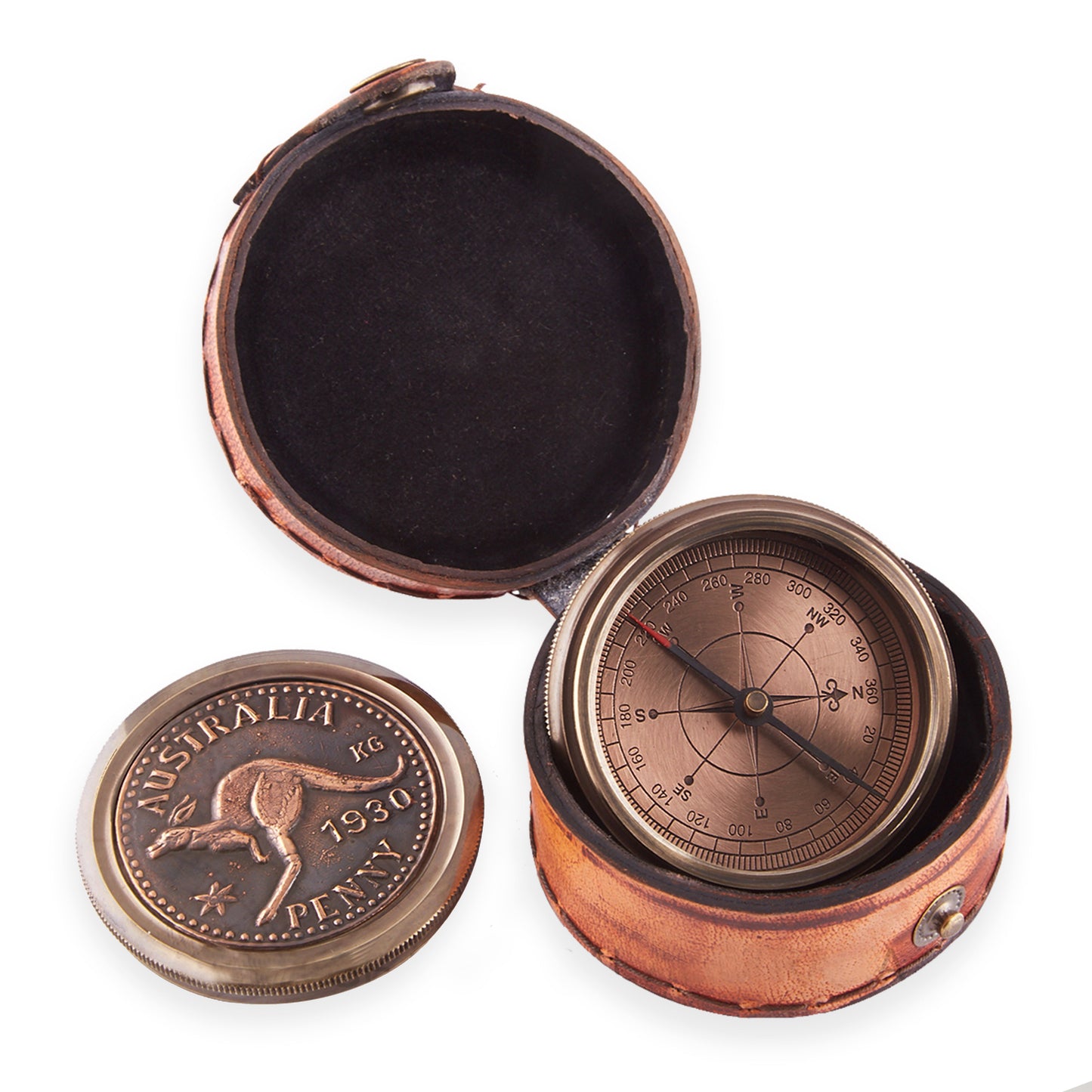 australian-1930-penny-60mm-portable-compass www.mallsonline.com.au