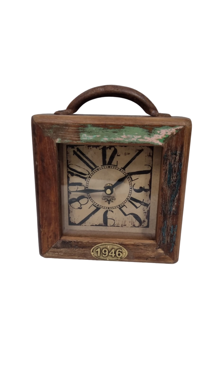 small-recycle-square-table-clock www.mallsonline.com.au