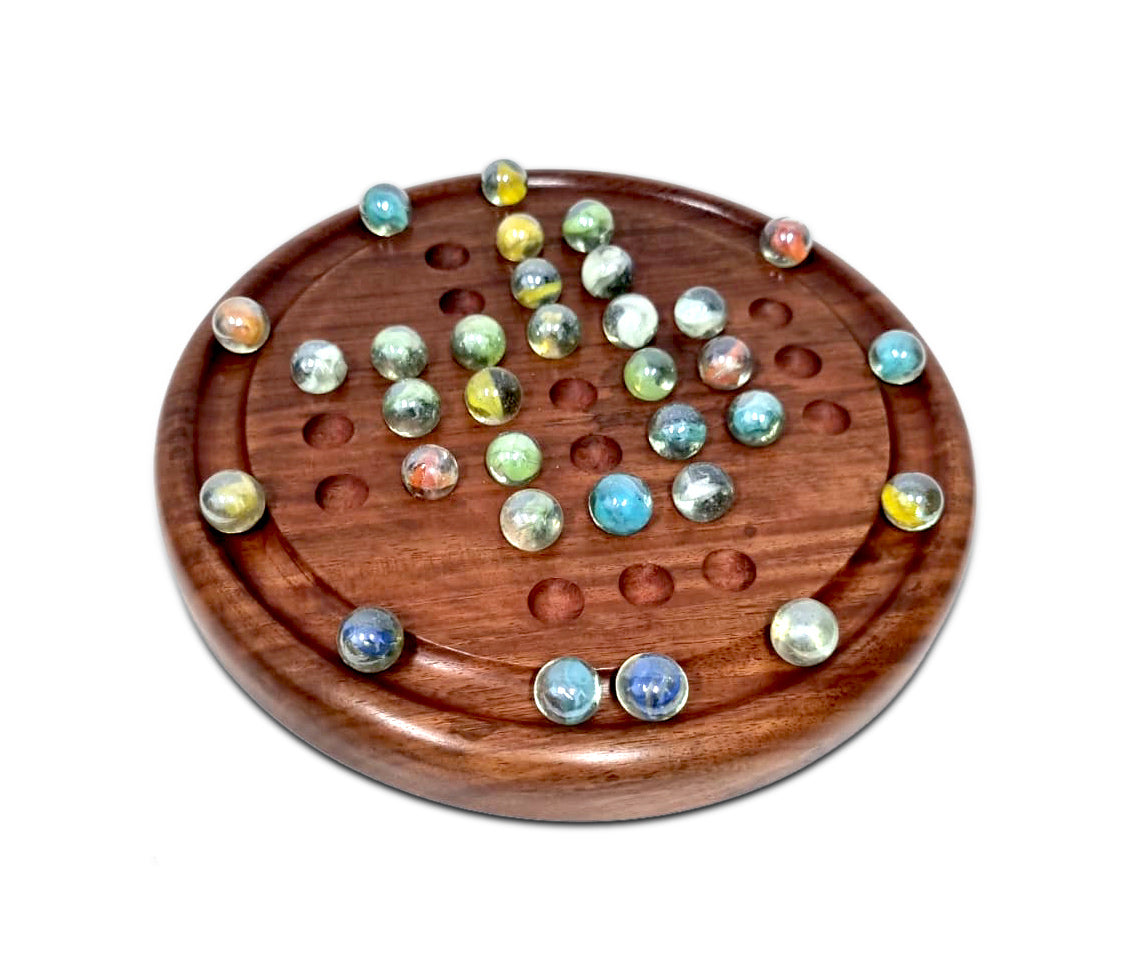 wooden-solitaire-game-marble-balls at www.mallsonline.com.au
