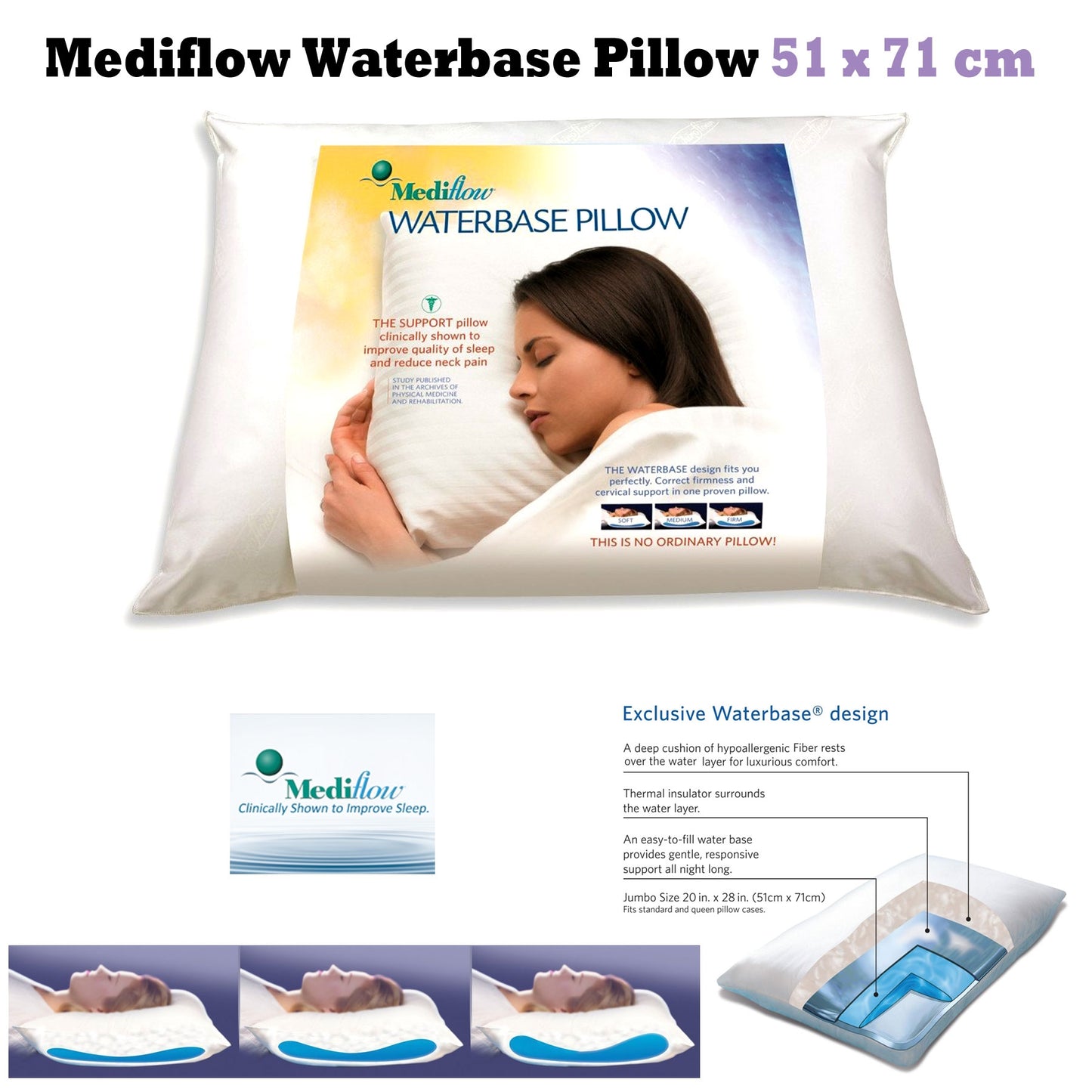 mediflow-adjustable-waterbase-water-neck-pain-reduction-standard-pillow www.mallsonline.com.au