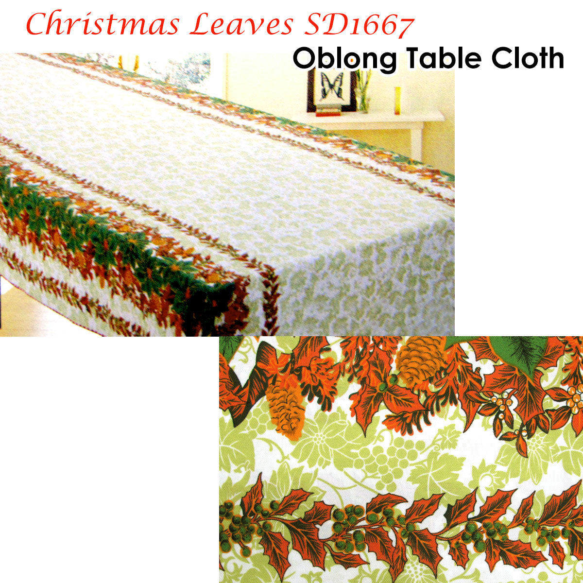 christmas-rectangular-table-cloth-sd1667-150x340cm www.mallsonline.com.au