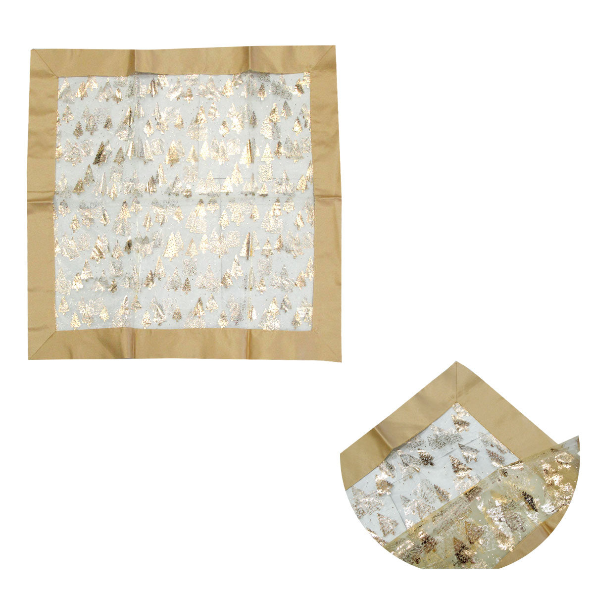 christmas-gold-trees-sheer-organza-glitter-table-cloth-topper-90-x-90-cm www.mallsonline.com.au