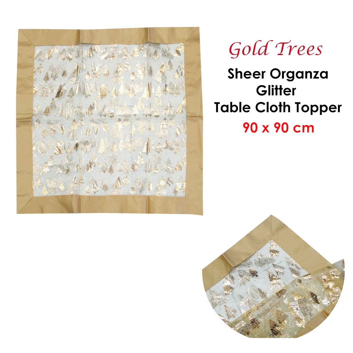 christmas-gold-trees-sheer-organza-glitter-table-cloth-topper-90-x-90-cm www.mallsonline.com.au
