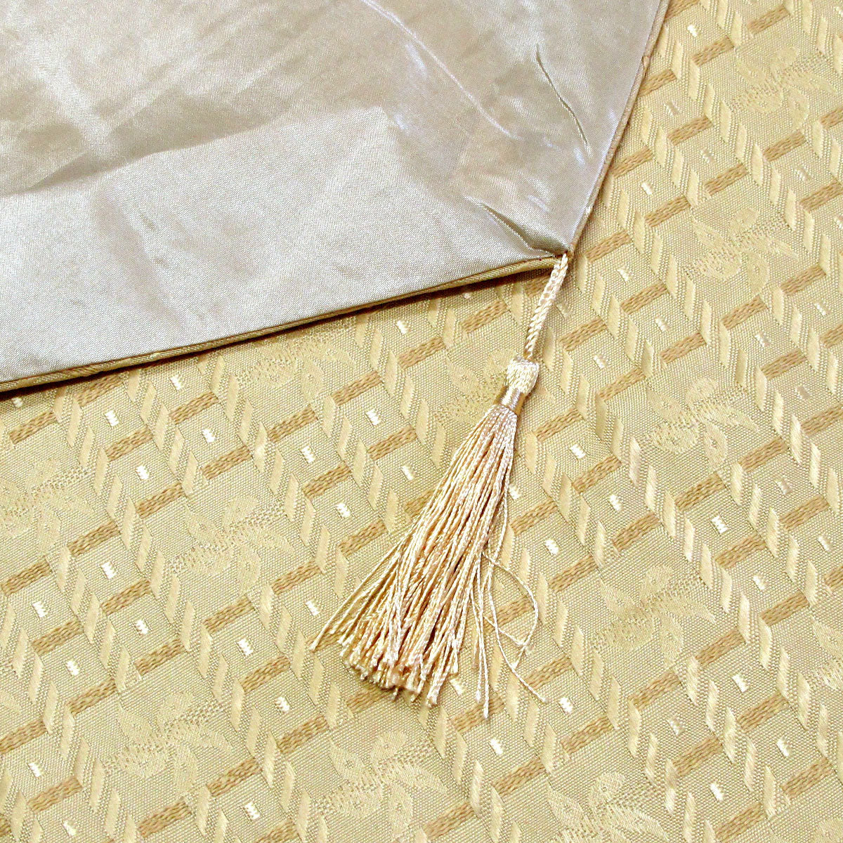 faux-silk-jacquard-table-runner-gold-32-x-120-cm www.mallsonline.com.au