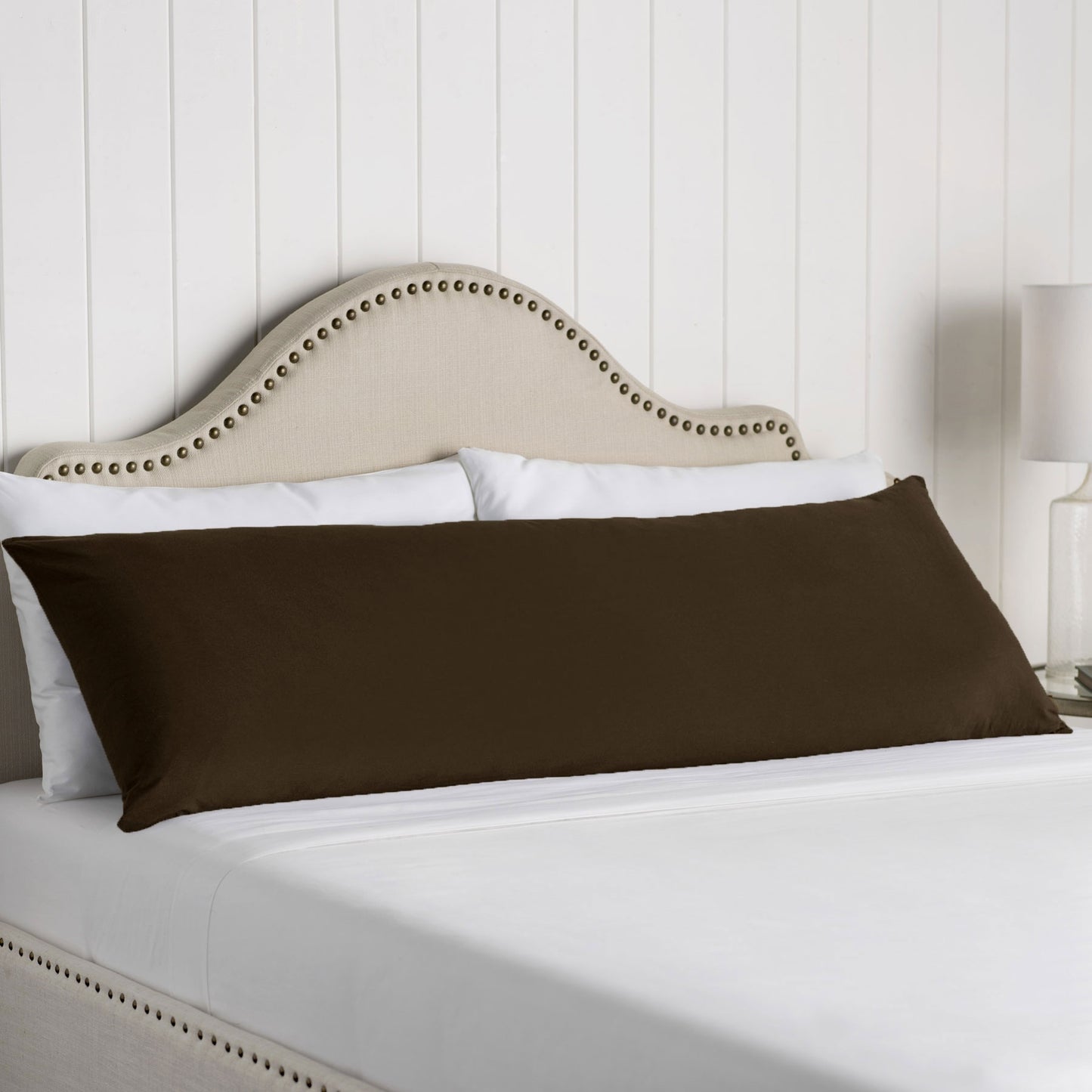 artex-100-cotton-body-pillowcase-chocolate at www.mallsonline.com.au