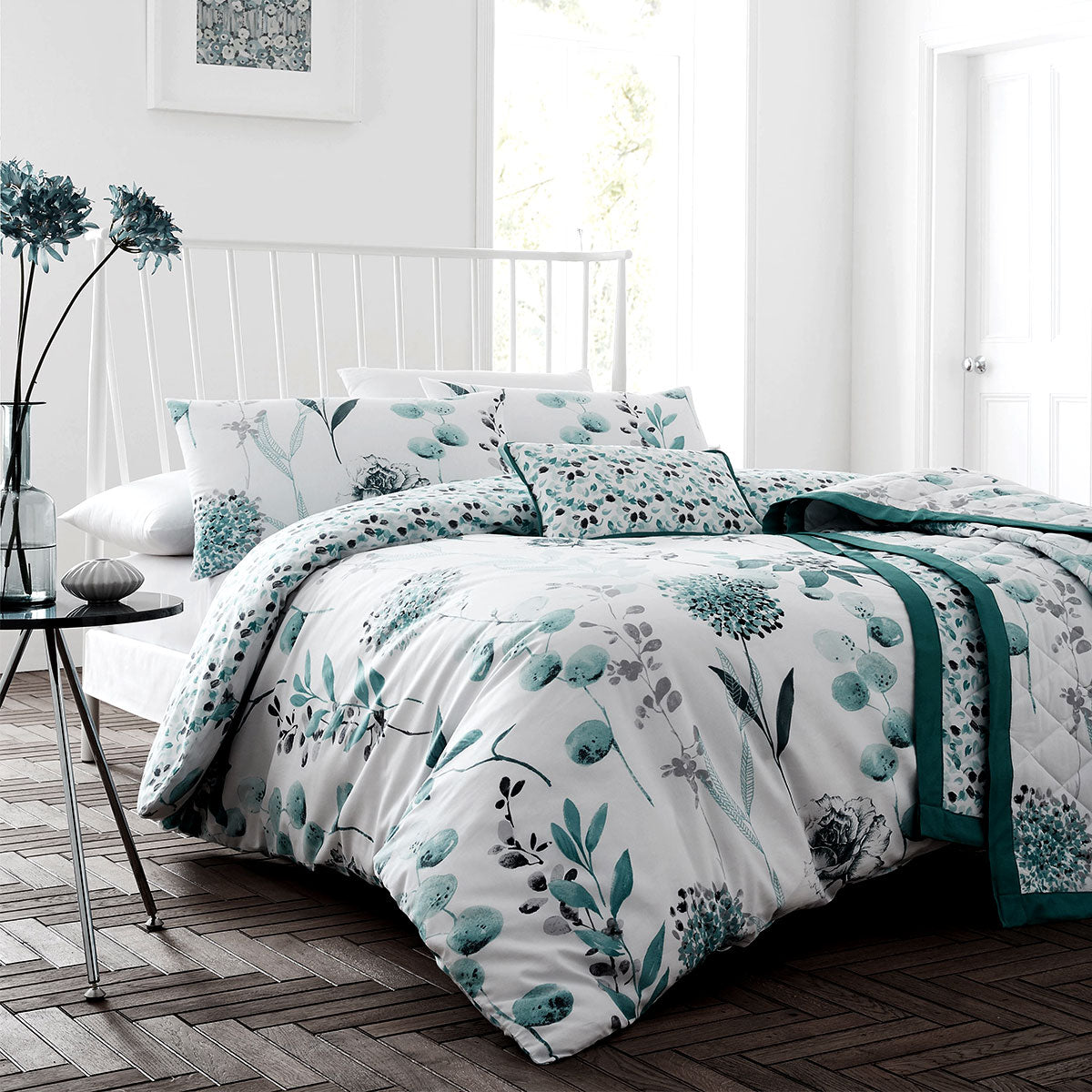 ink-floral-teal-quilt-cover-set-queen at www.mallsonline.com.au