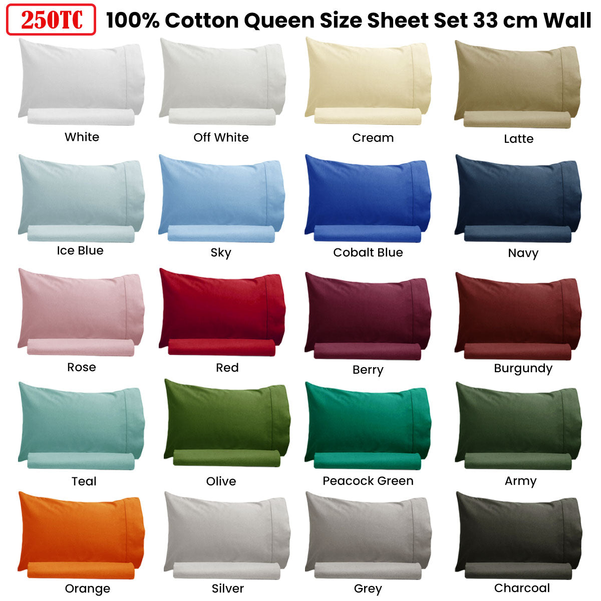 artex-250tc-100-cotton-sheet-set-single-grey at www.mallsonline.com.au