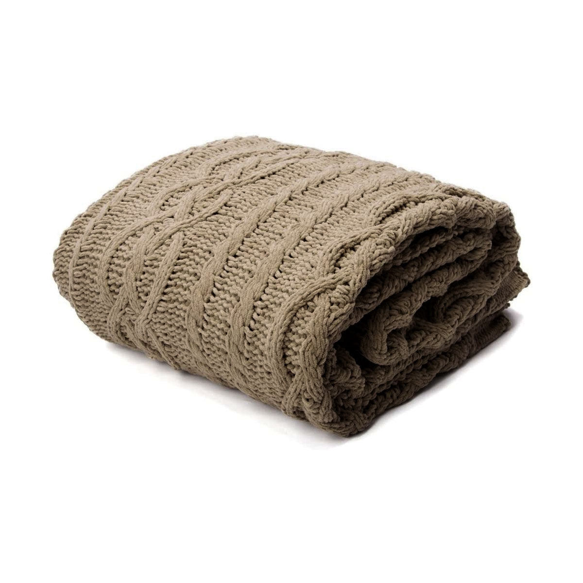 asher-brown-knitted-throw-rug at www.mallsonline.com.au