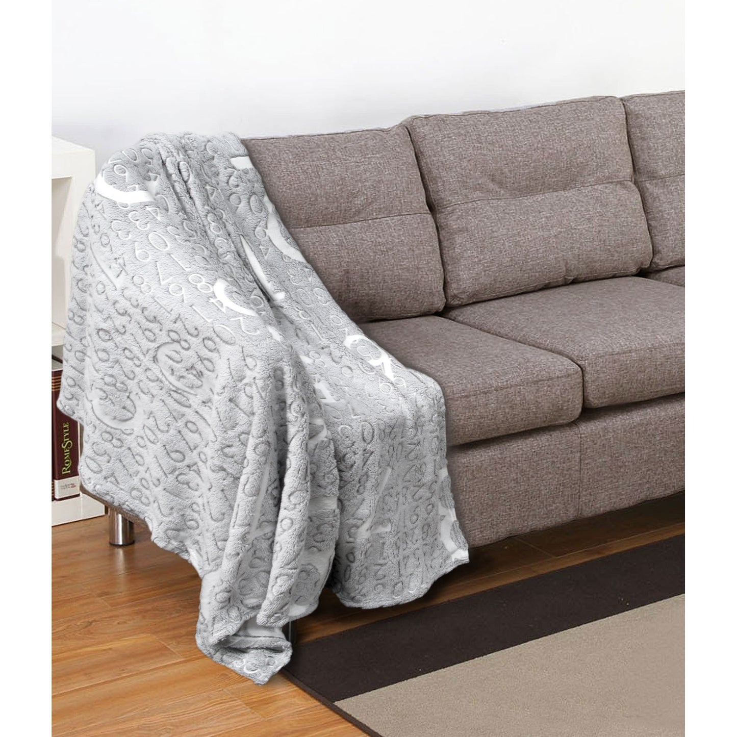 embossed-print-throw-grey-numbers at www.mallsonline.com.au