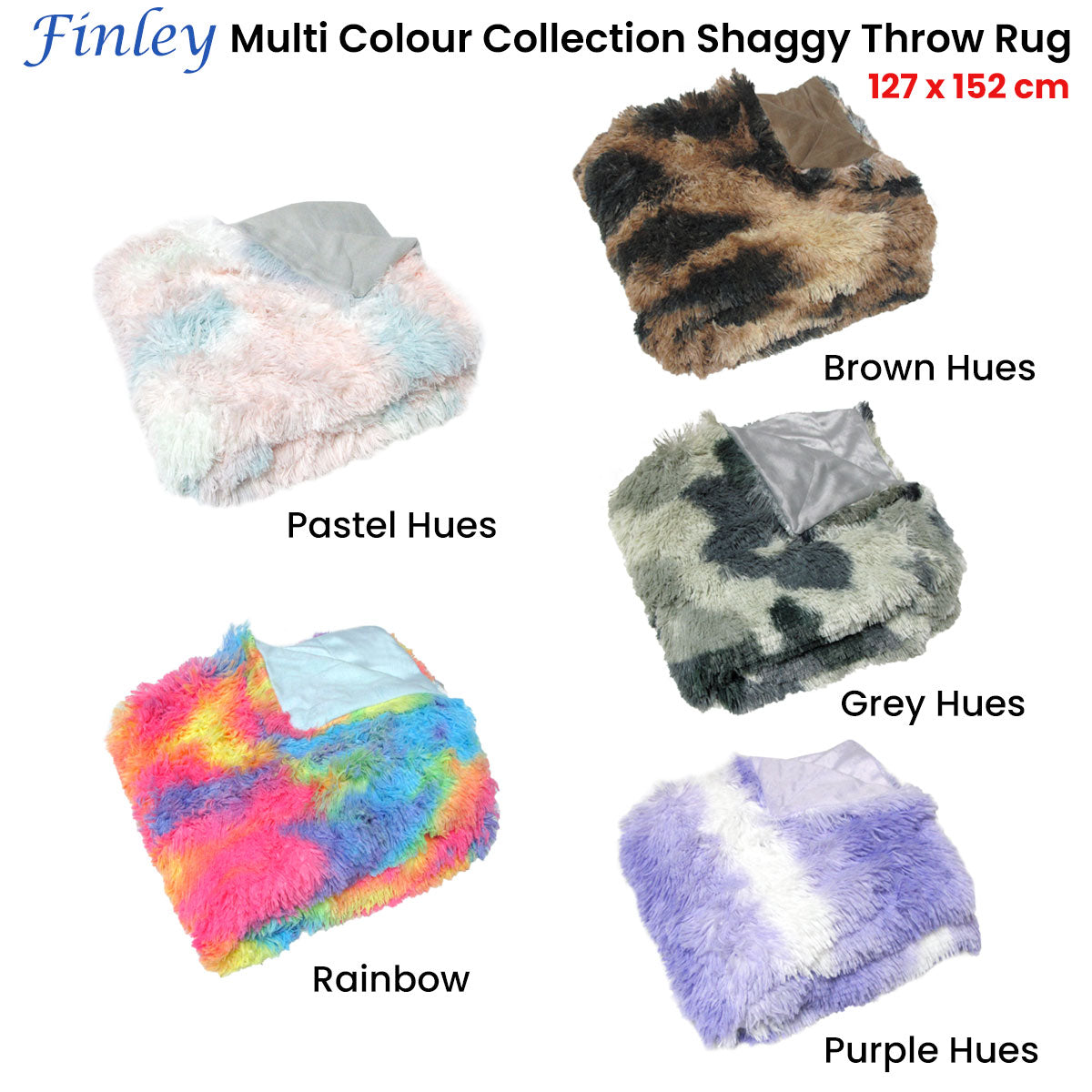 finley-multi-colour-collection-shaggy-throw-rug-127-x-152cm-pastel-hues at www.mallsonline.com.au