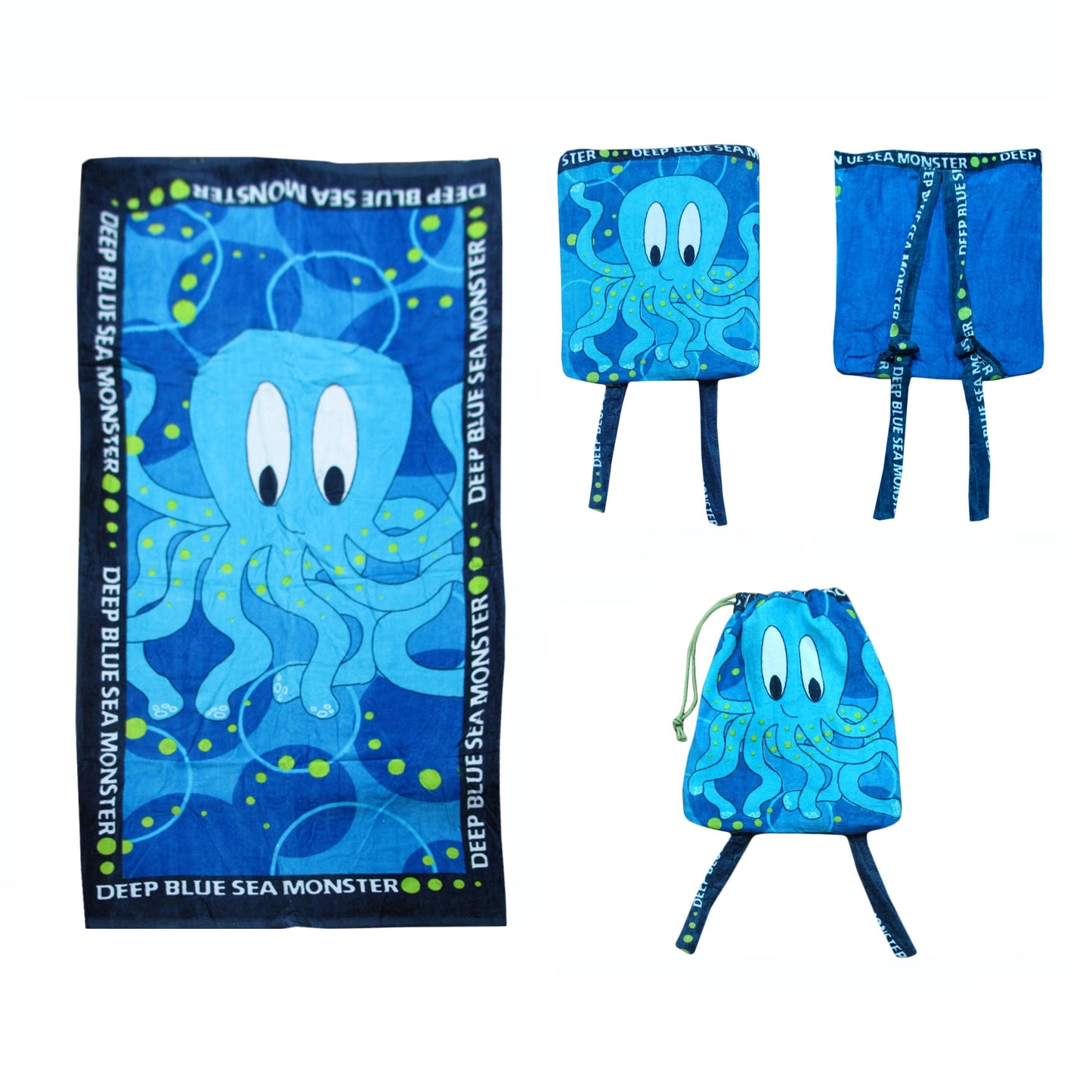 extra-large-beach-towel-n-bag-octopus at www.mallsonline.com.au