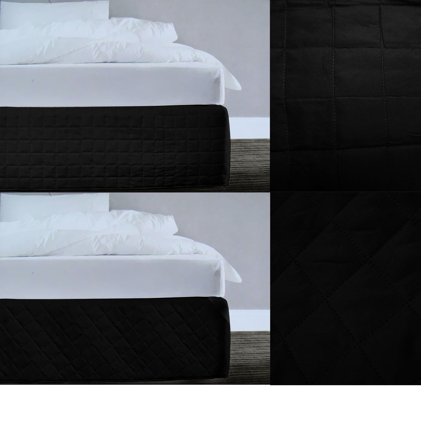 random-pattern-quilted-valance-black-queen www.mallsonline.com.au