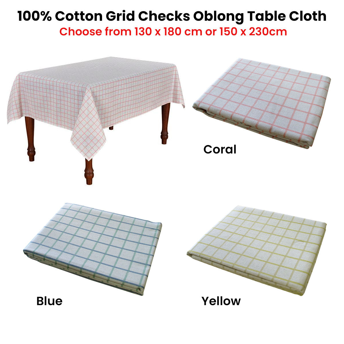 cotton-grid-checks-oblong-table-cloth-yellow-150-x-230cm www.mallsonline.com.au