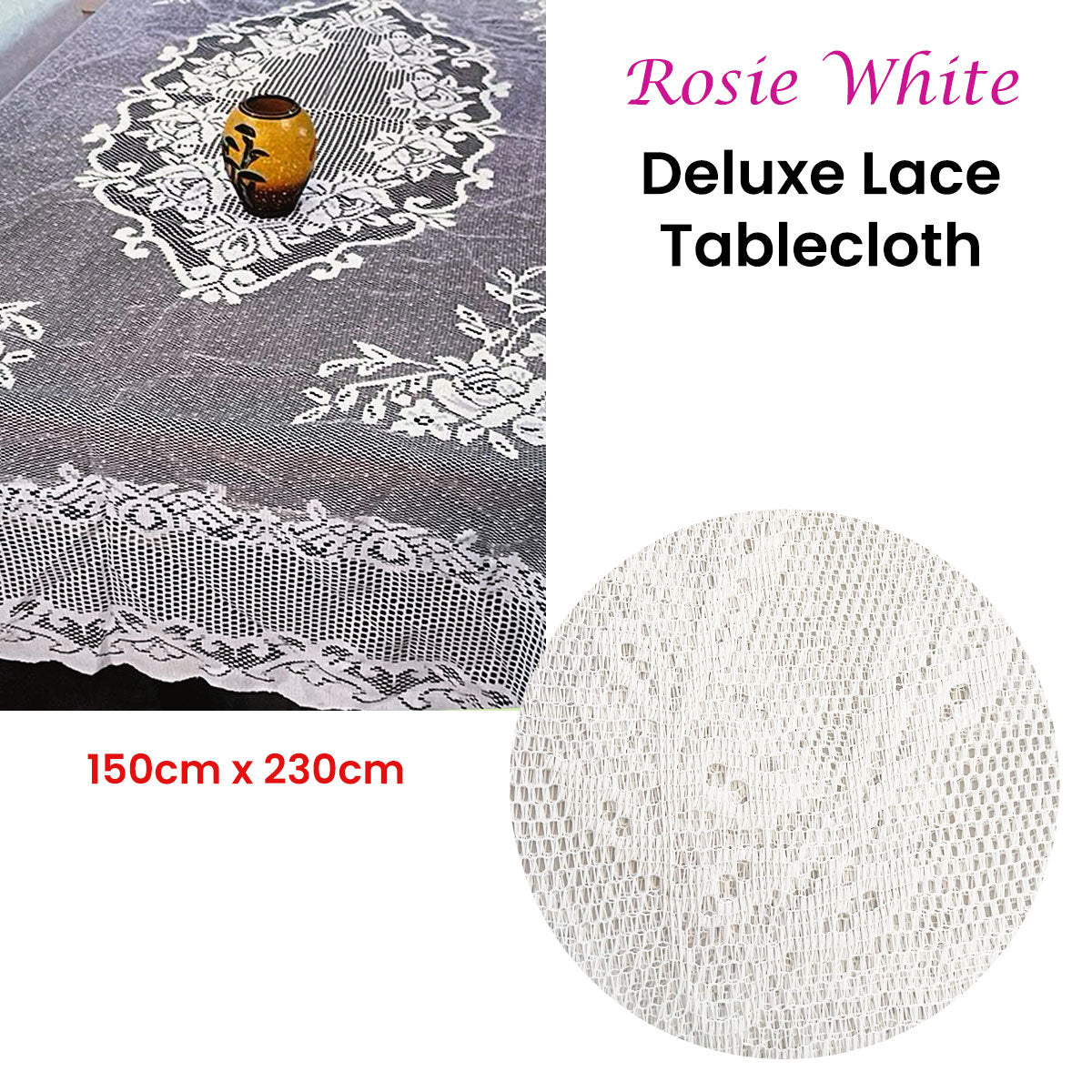 rosie-white-large-deluxue-lace-rectangle-tablecloth-150cm-x-230cm-6-to-8-seaters www.mallsonline.com.au