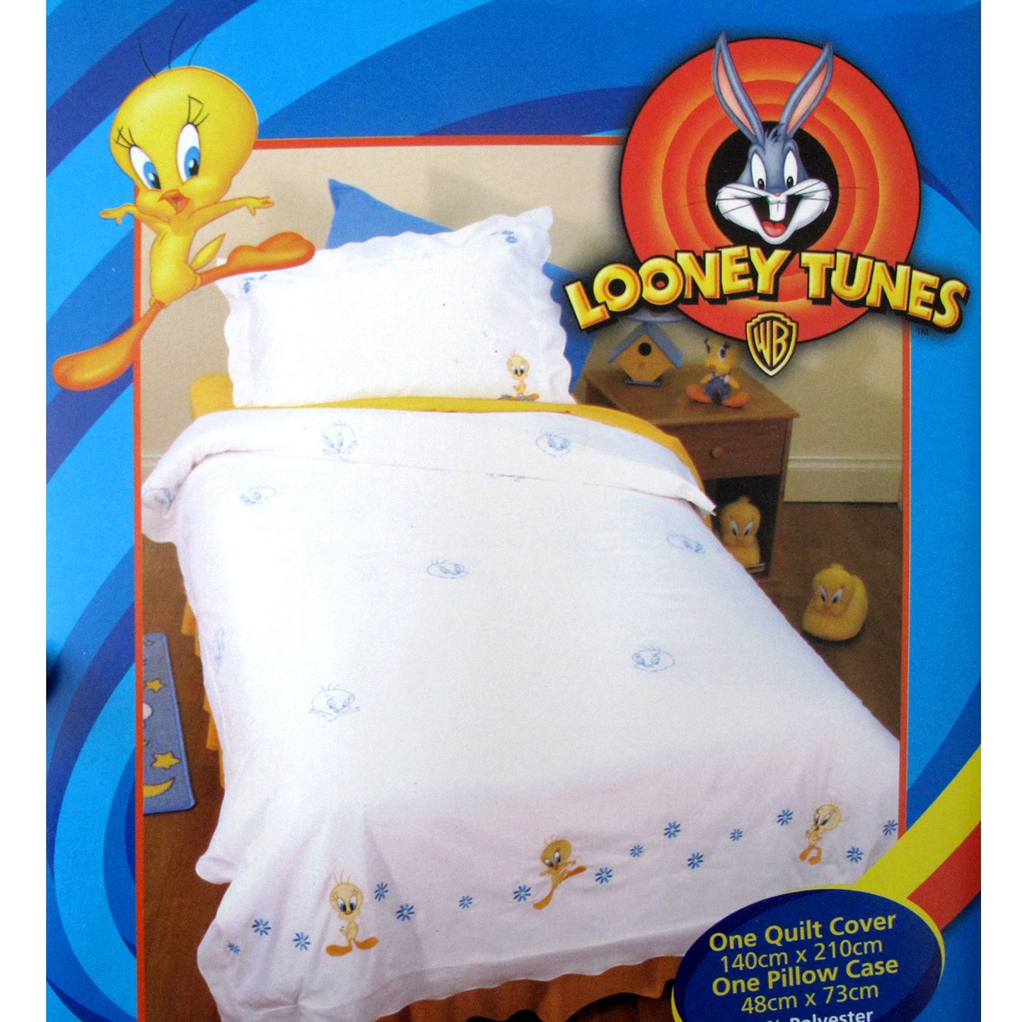 tweety-faces-quilt-cover-set-single www.mallsonline.com.au