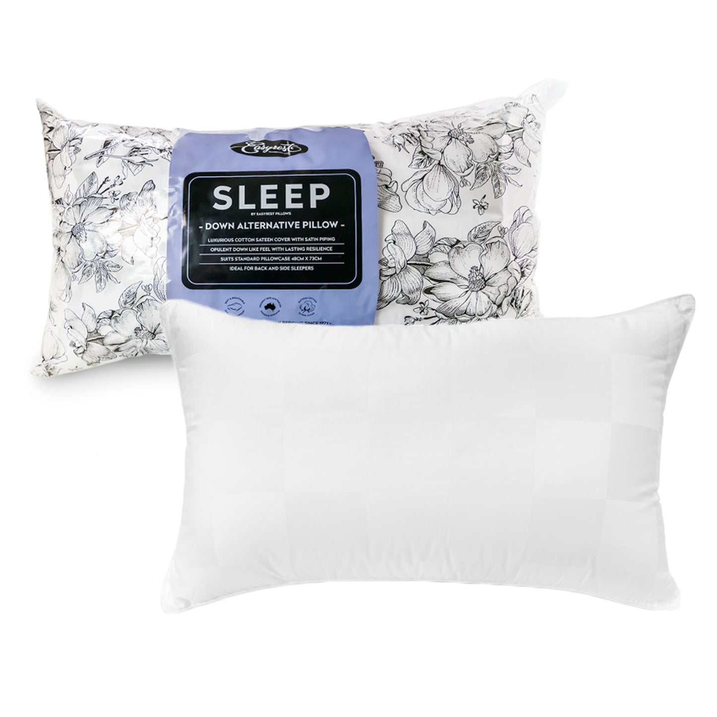 easyrest-sleep-down-alternative-standard-pillow-suits-back-sleeper at www.mallsonline.com.au