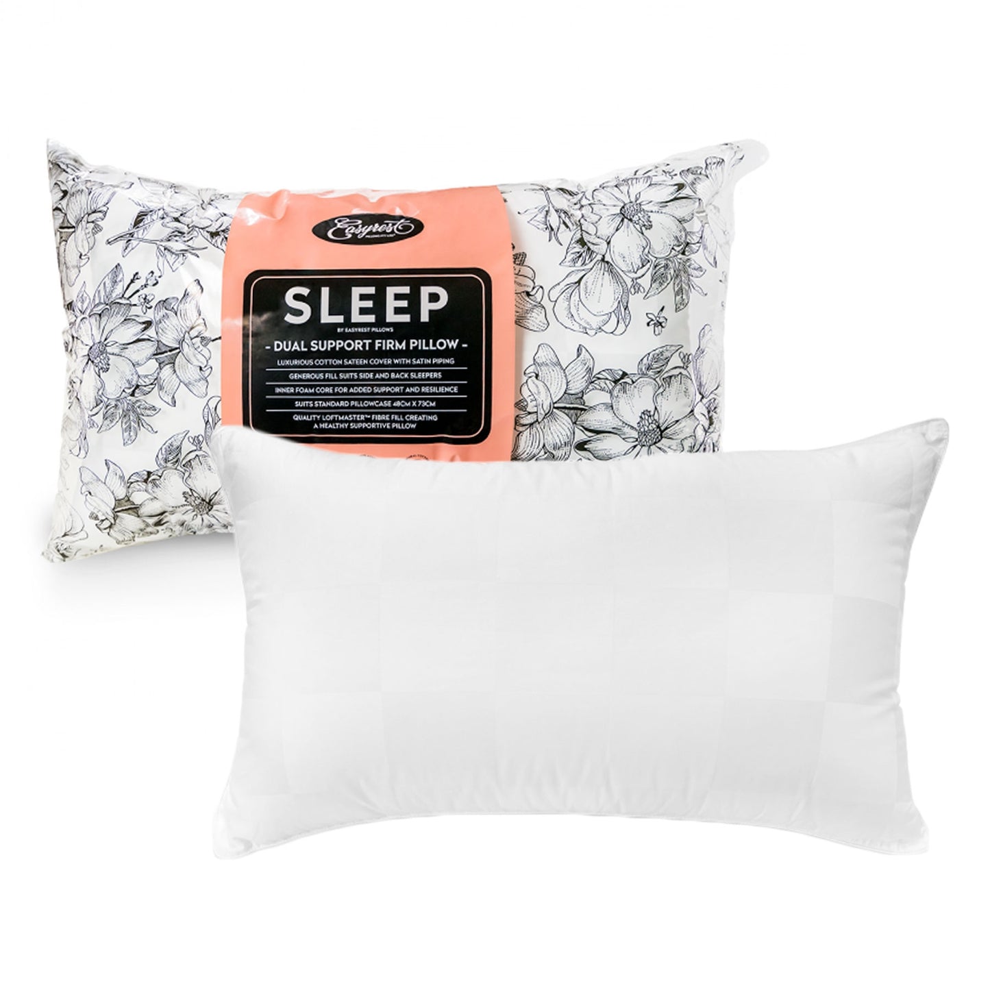 easyrest-sleep-dual-support-firm-standard-pillow-suits-side-sleeper at www.mallsonline.com.au