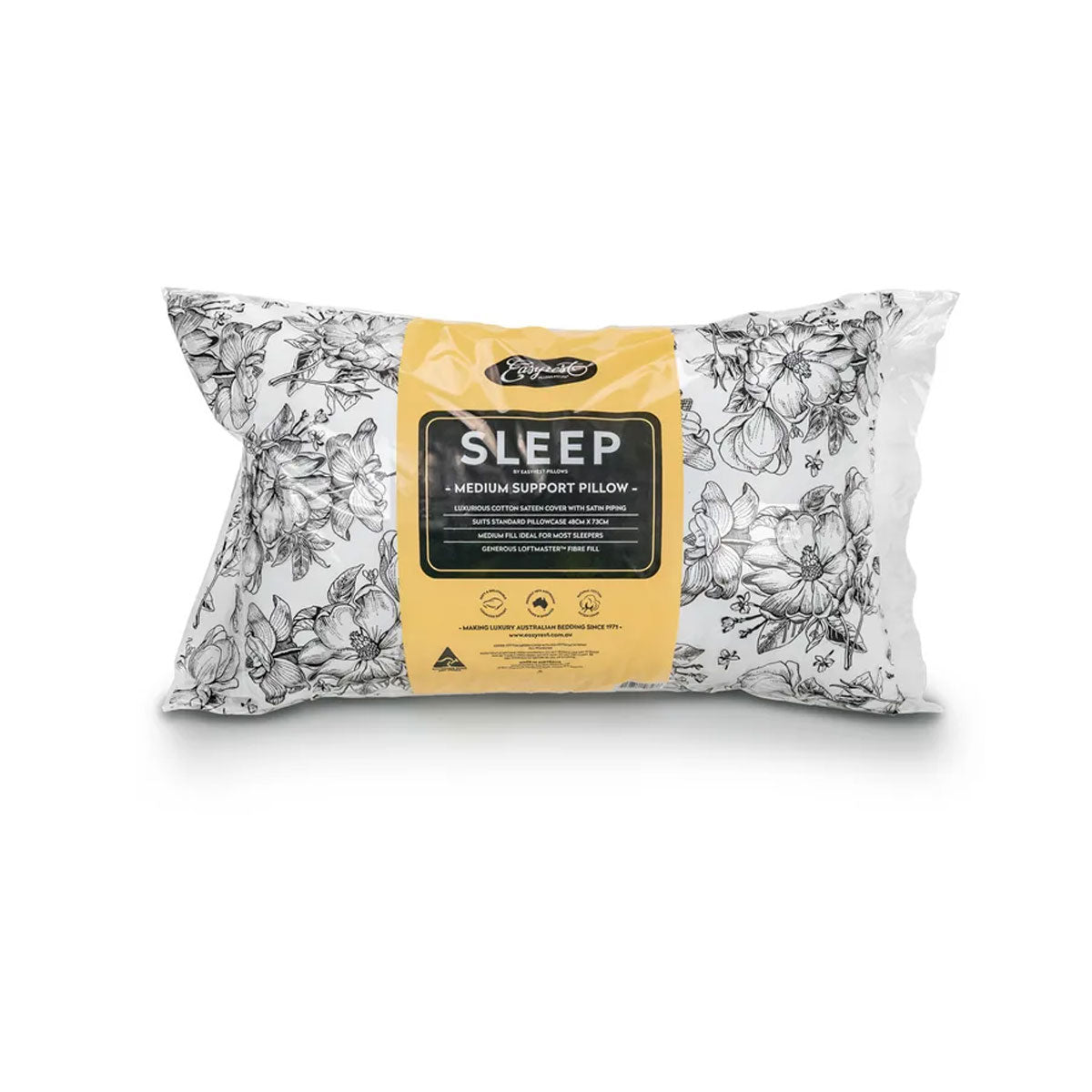 easyrest-sleep-medium-support-standard-pillow-48-x-73-cm at www.mallsonline.com.au