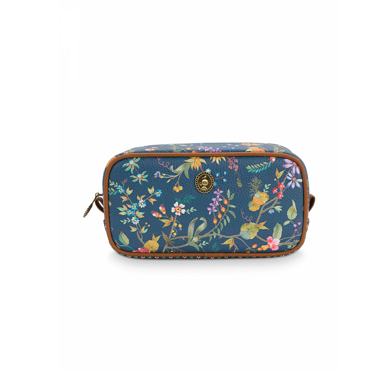 pip-studio-petites-fleurs-dark-blue-small-square-cosmetic-bag www.mallsonline.com.au