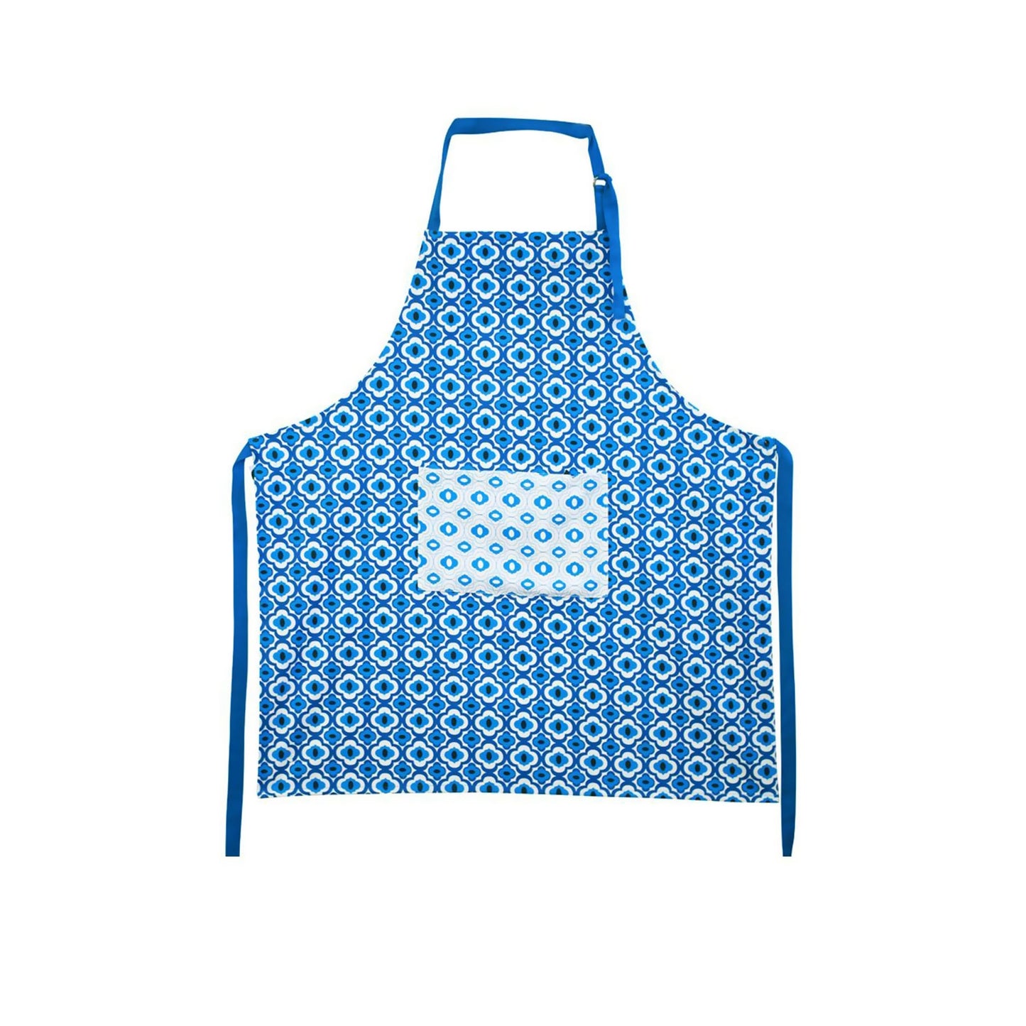 idc-homewares-cotton-apron-azure-blue www.mallsonline.com.au