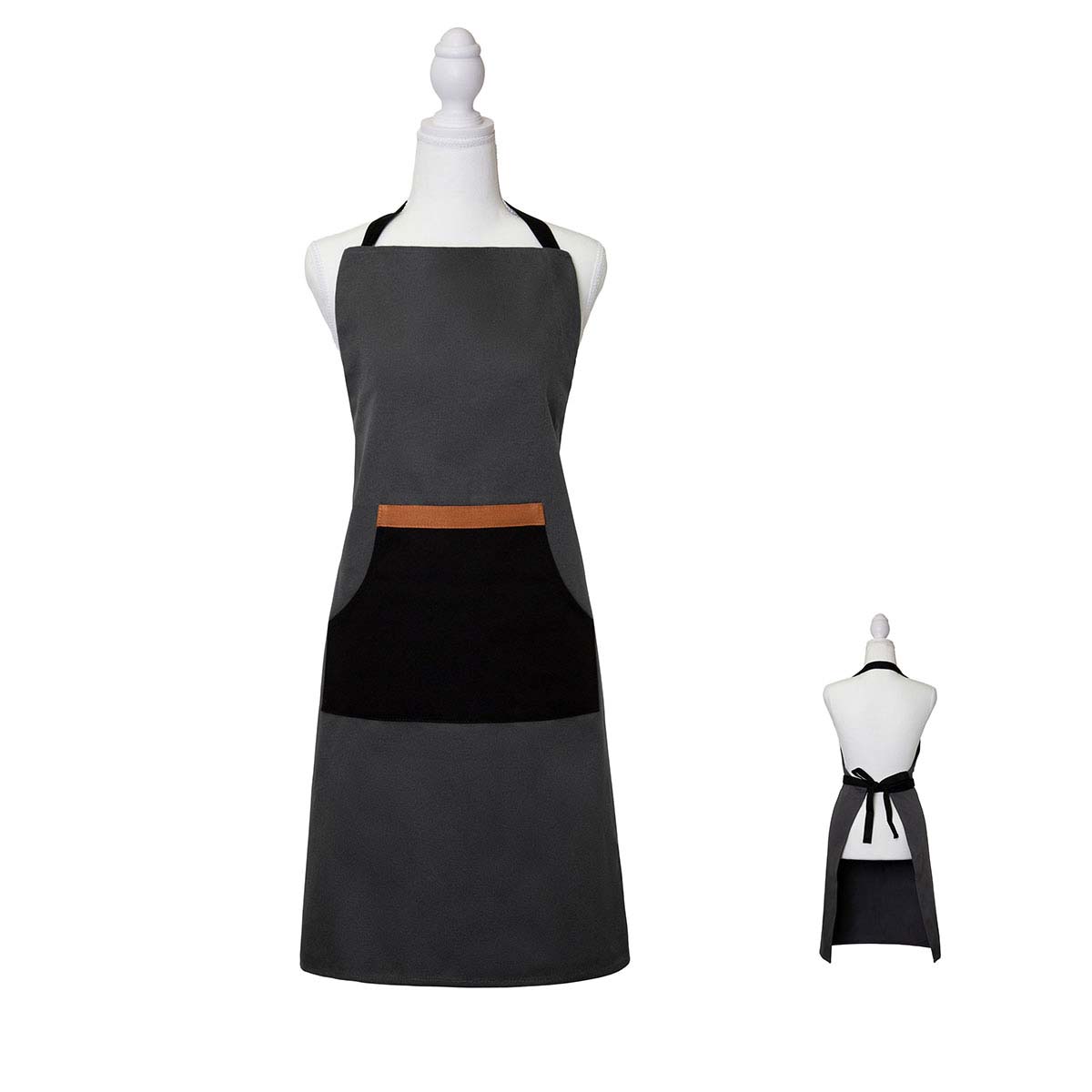 j-elliot-home-selby-cotton-apron-83-x-68-cm-charcoal-black www.mallsonline.com.au