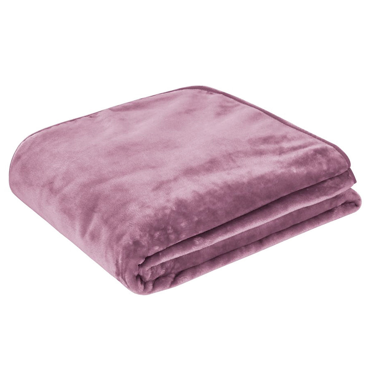 j-elliot-home-450gsm-solid-faux-mink-blanket-dusty-pink at www.mallsonline.com.au