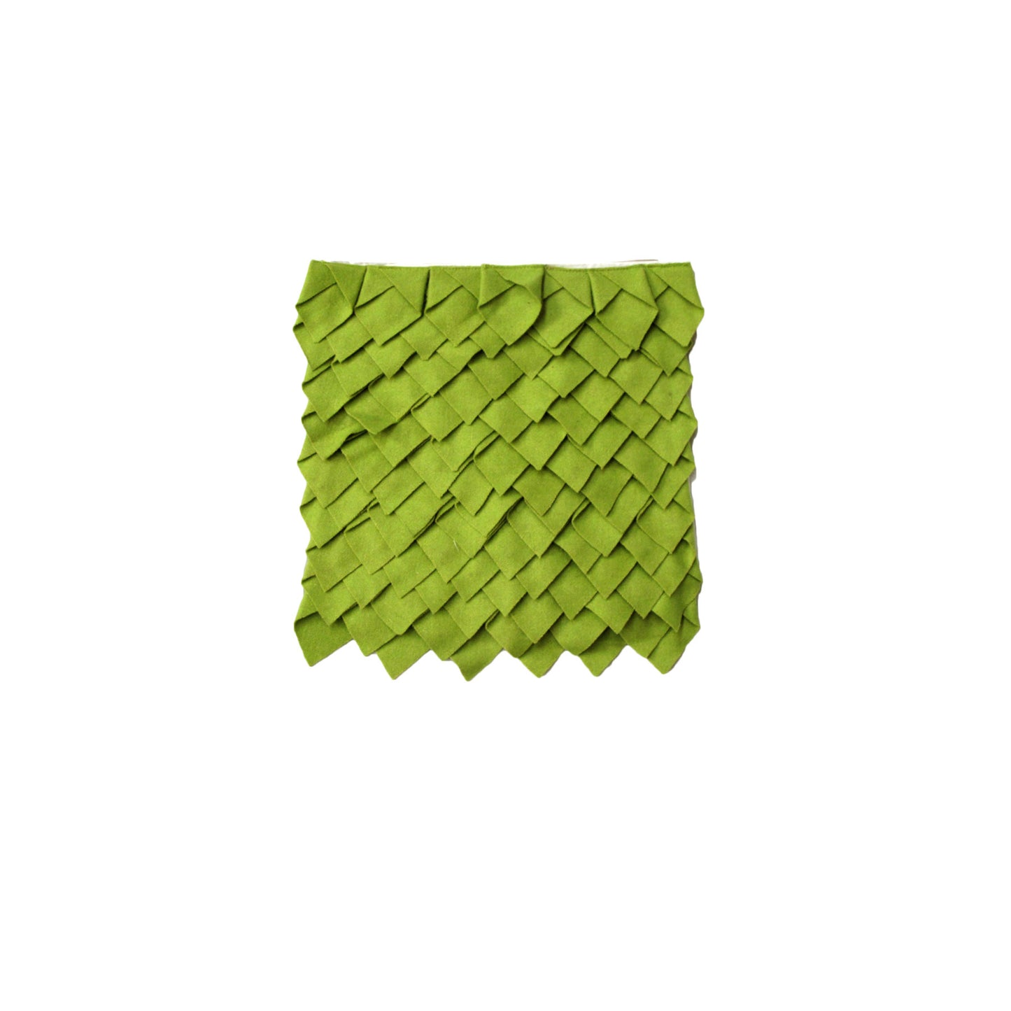 small-designed-square-cushion-cover-30-x-30-cm-leaf-green-pleats at www.mallsonline.com.au