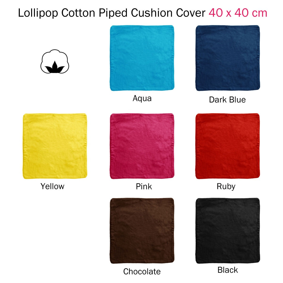 lollipop-cotton-piped-square-cushion-cover-40-x-40-cm-black at www.mallsonline.com.au
