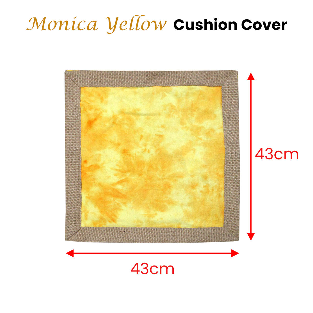 monica-yellow-cushion-cover-43-x-43-cm at www.mallsonline.com.au