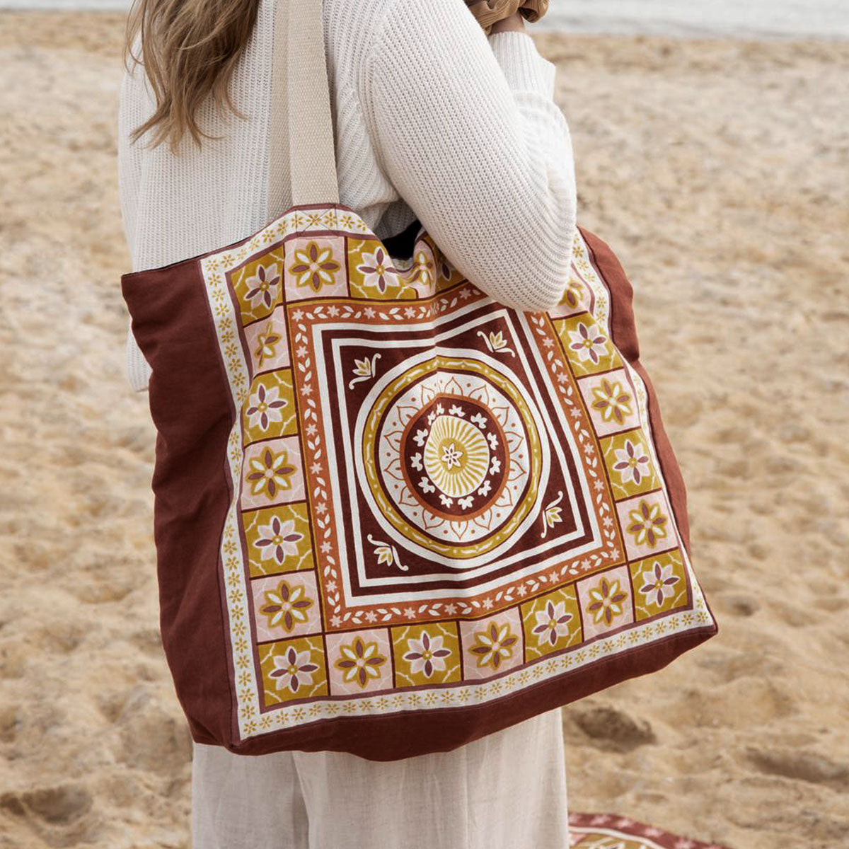 j-elliot-home-kasbah-cotton-tote-shopping-bag-40-5x43x10cm-pink at www.mallsonline.com.au
