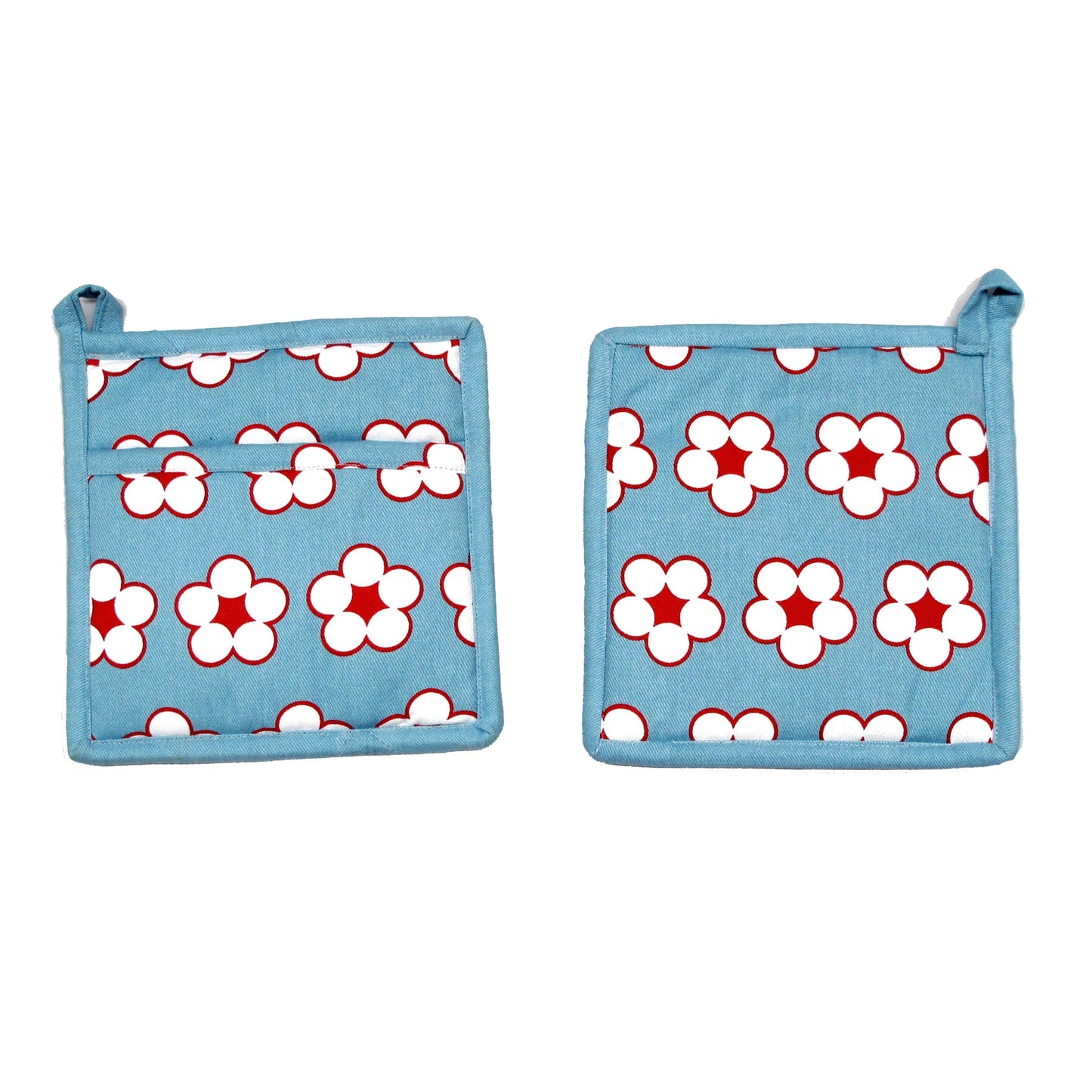 idc-homewares-set-of-2-cotton-bud-blue-pot-holders www.mallsonline.com.au