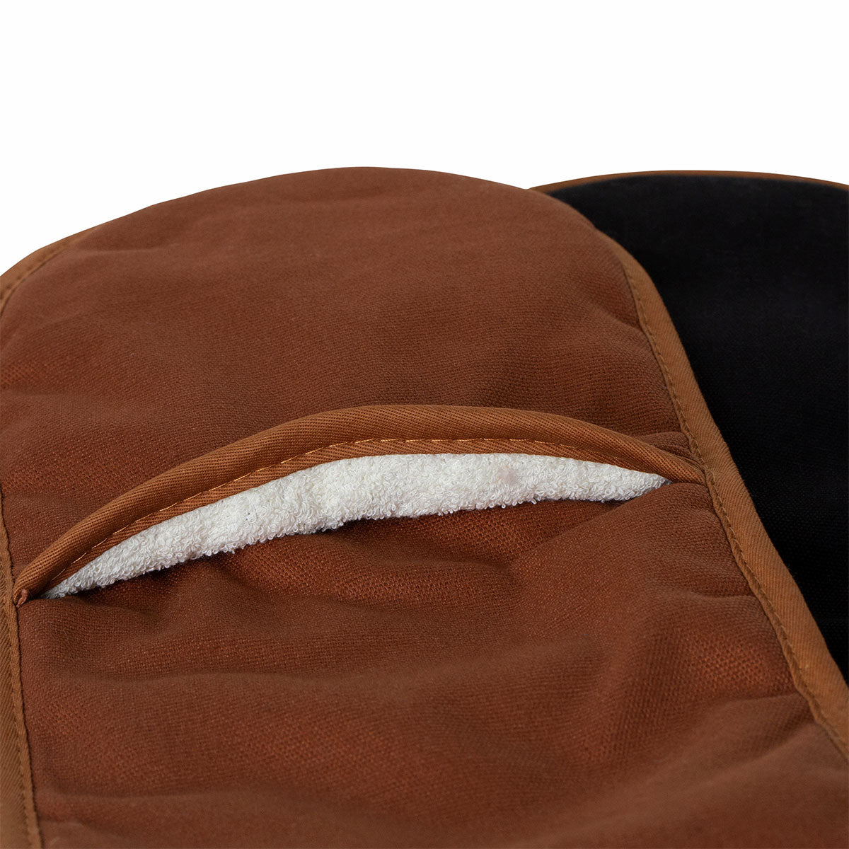 j-elliot-home-selby-cotton-double-oven-mitt-glove-17-x-82-cm-ginger-black www.mallsonline.com.au