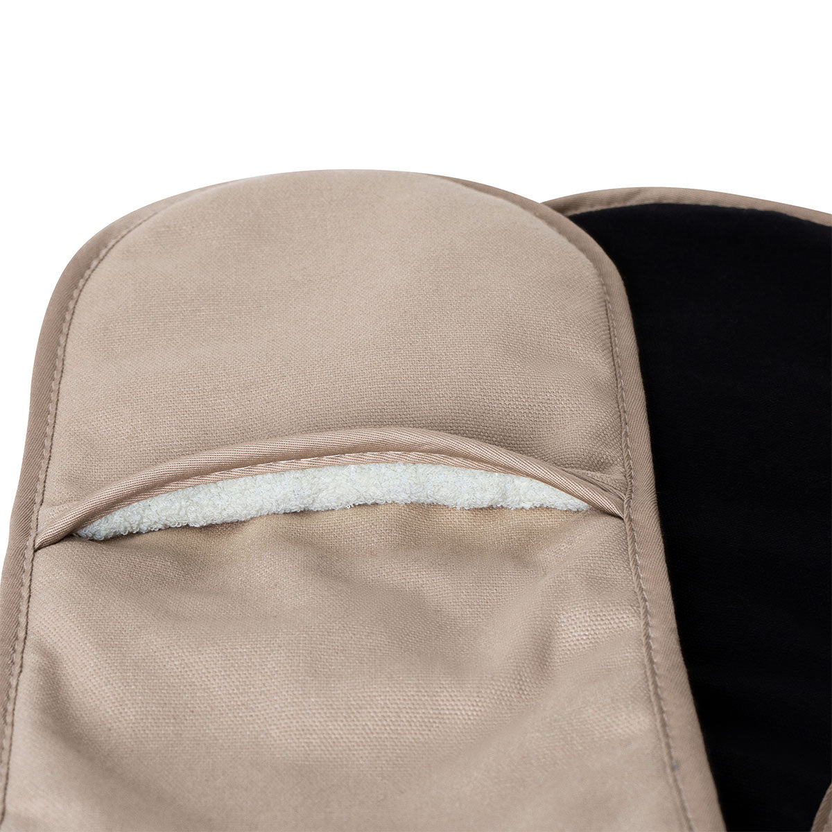 j-elliot-home-selby-cotton-double-oven-mitt-glove-17-x-82-cm-sandstone-black www.mallsonline.com.au