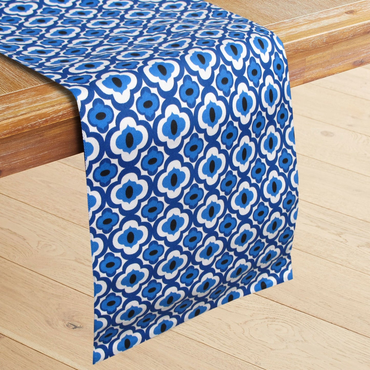 idc-homewares-100-cotton-printed-table-runner-azure-blue www.mallsonline.com.au