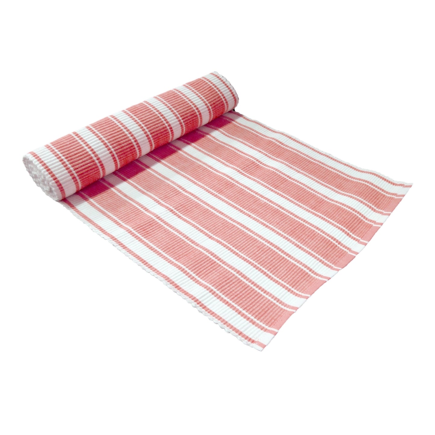 idc-homewares-ribbed-pattern-table-runner-panama-narrow-coral www.mallsonline.com.au