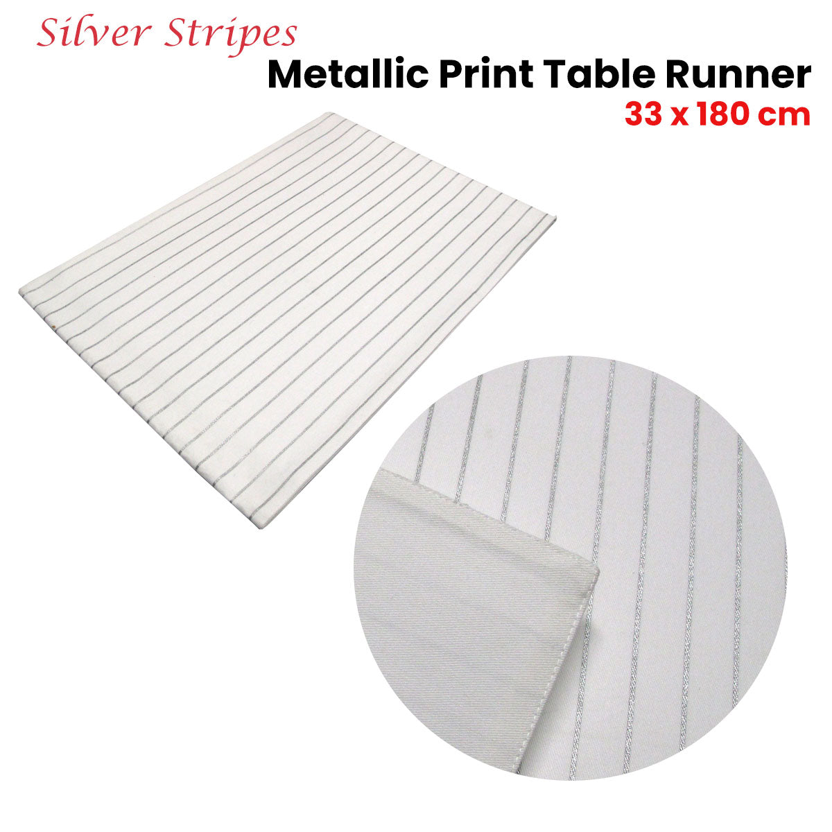 silver-stripes-cotton-metallic-print-table-runner-33-x-180-cm www.mallsonline.com.au